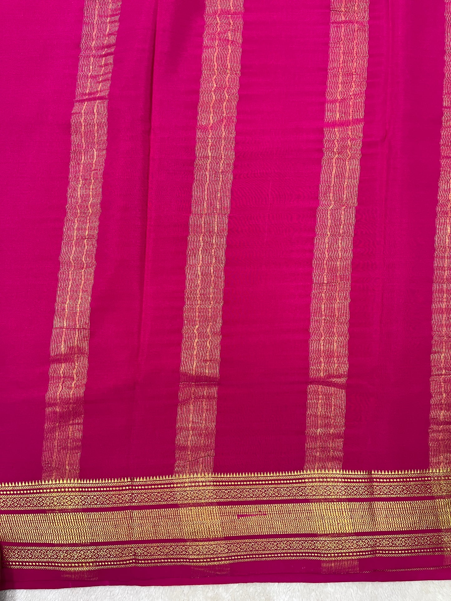pure mysore silk heavy patti border - 1150242