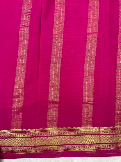 pure mysore silk heavy patti border - 1150242