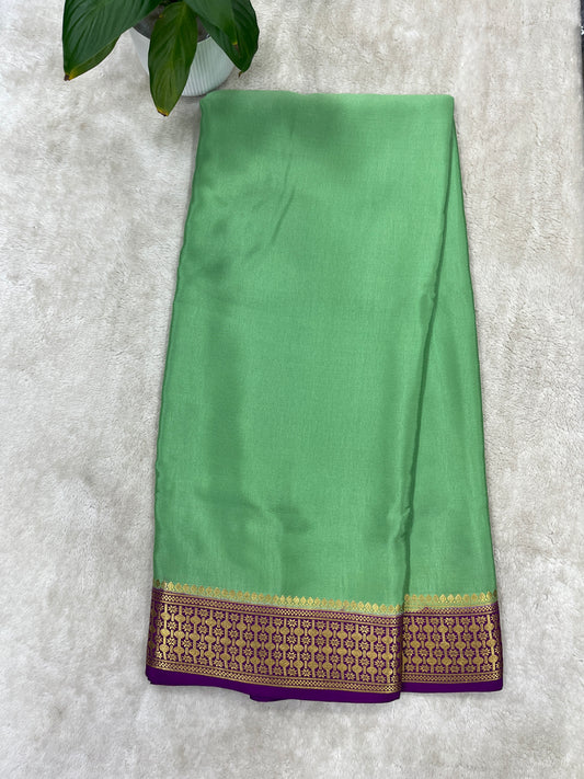 pure crepe mysore silk - Rudrakash - 1146004