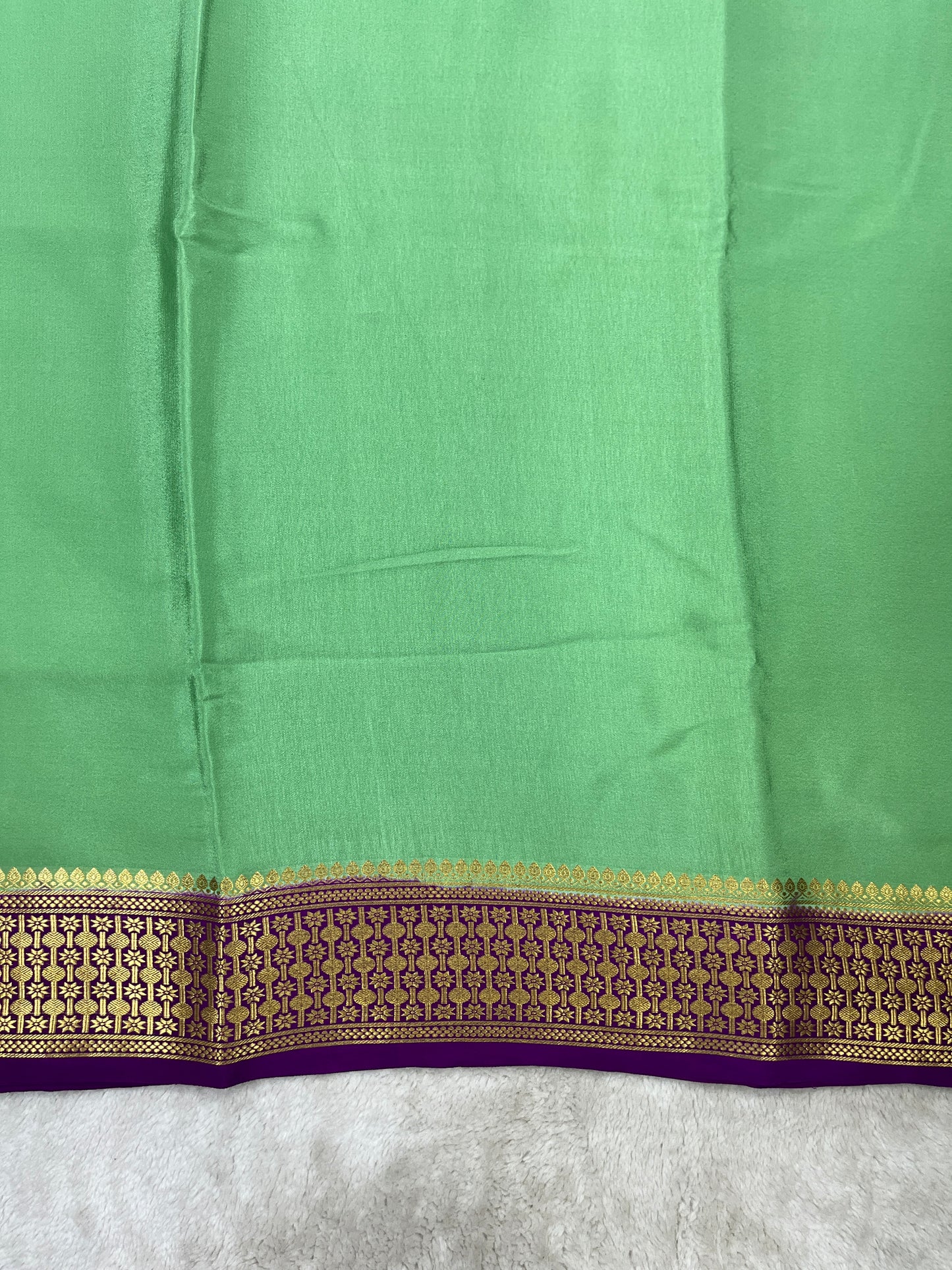pure crepe mysore silk - Rudrakash - 1146004