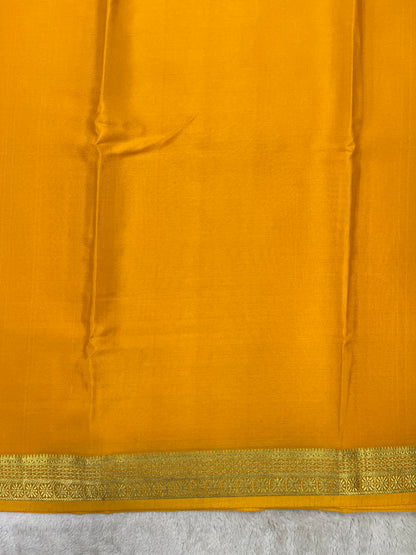 Pure Crepe Mysore Silk butti border 1610271