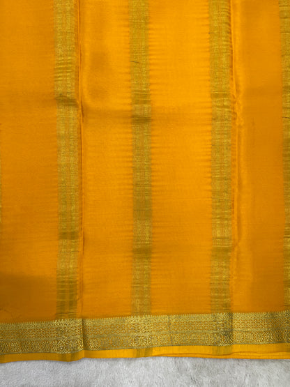 Pure Crepe Mysore Silk butti border 1610271