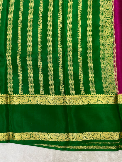 Gatti border butta & Brocade blouse - 1145312