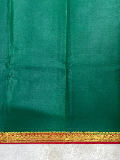 Pure Mysore silk saree - Gatti Border-1310132