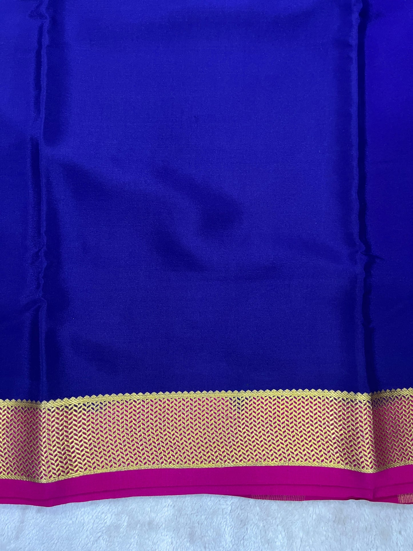 Pure Mysore silk-Heavy contrast border -1150202