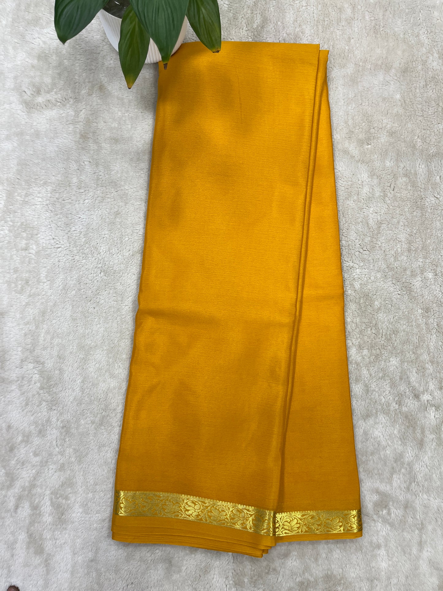 Pure Crepe Mysore silk saree -pipping Boder- 1610071