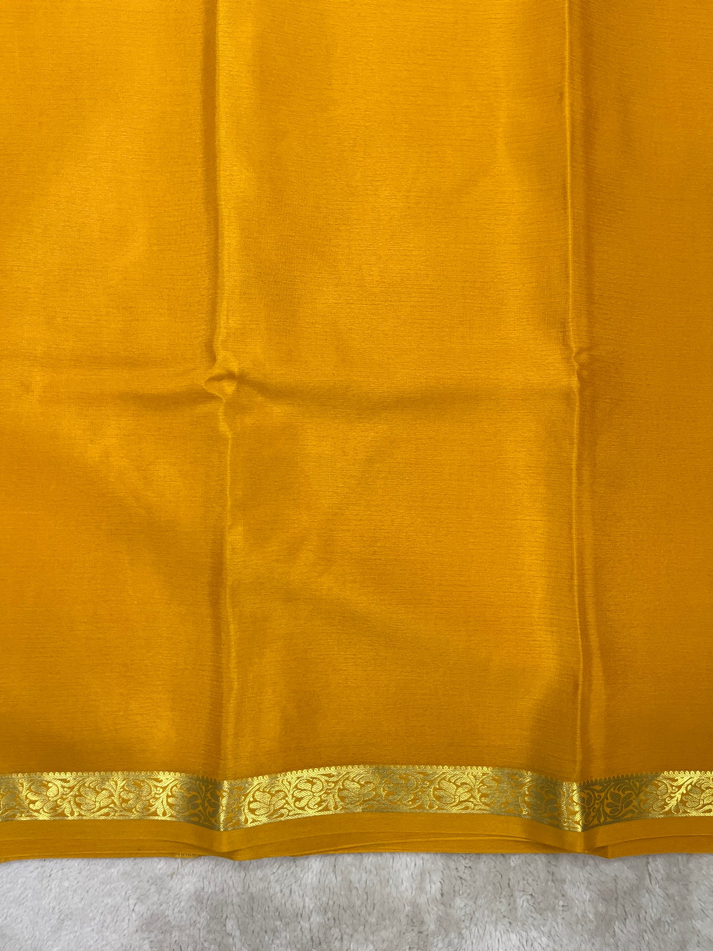 Pure Crepe Mysore silk saree -pipping Boder- 1610071