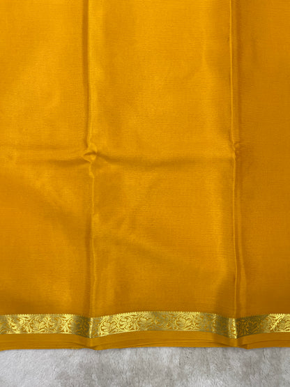 Pure Crepe Mysore silk saree -pipping Boder- 1610071