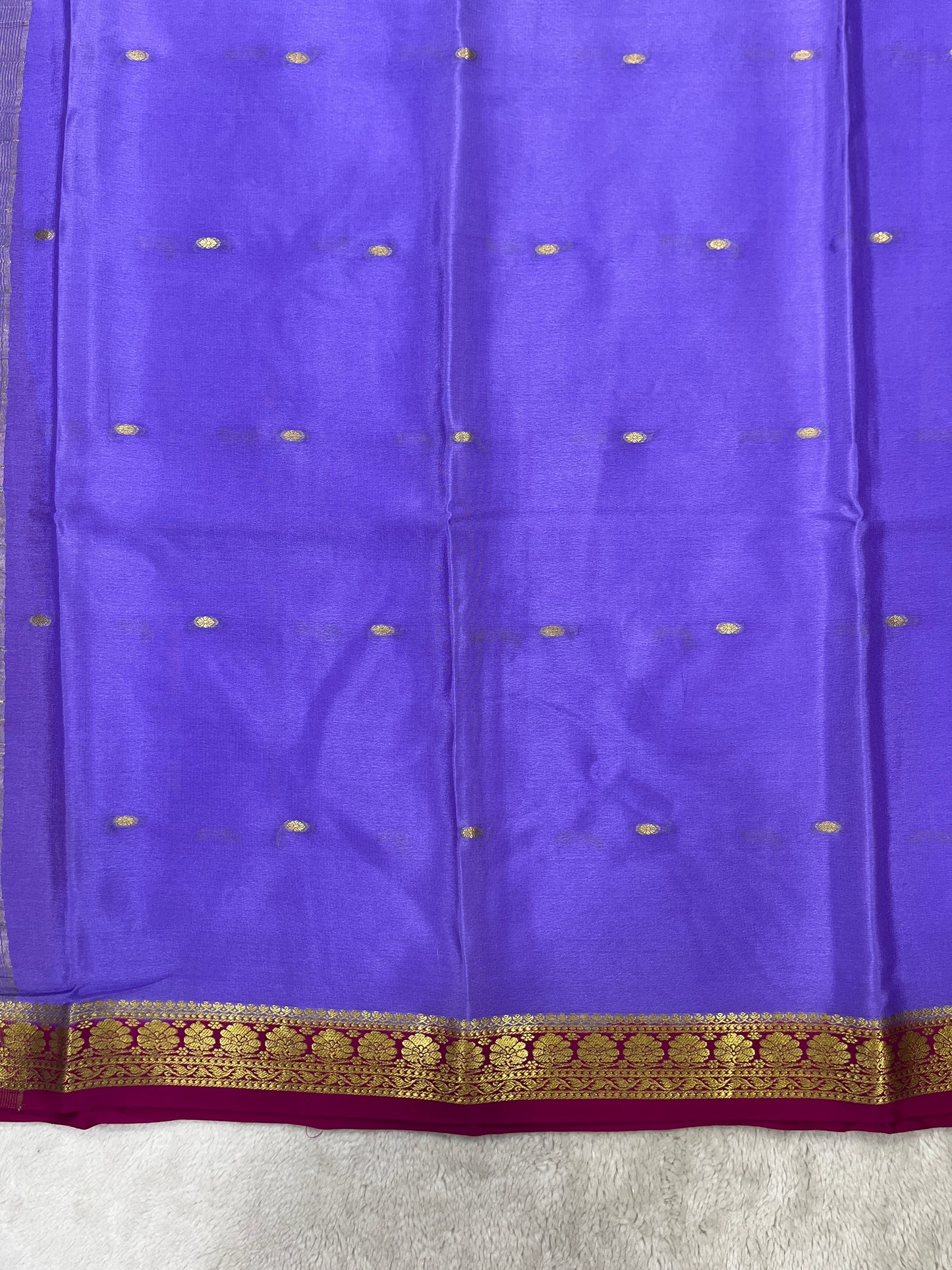 Pure Crepe Mysore silk saree-Butta-1310372