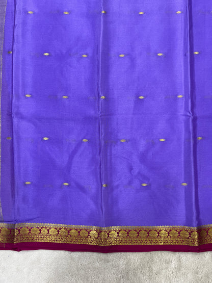 Pure Crepe Mysore silk saree-Butta-1310372