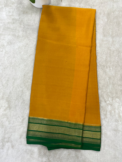 Pure Crepe Mysore Silk patti border 1146001