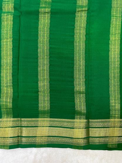 Pure Crepe Mysore Silk patti border 1146001