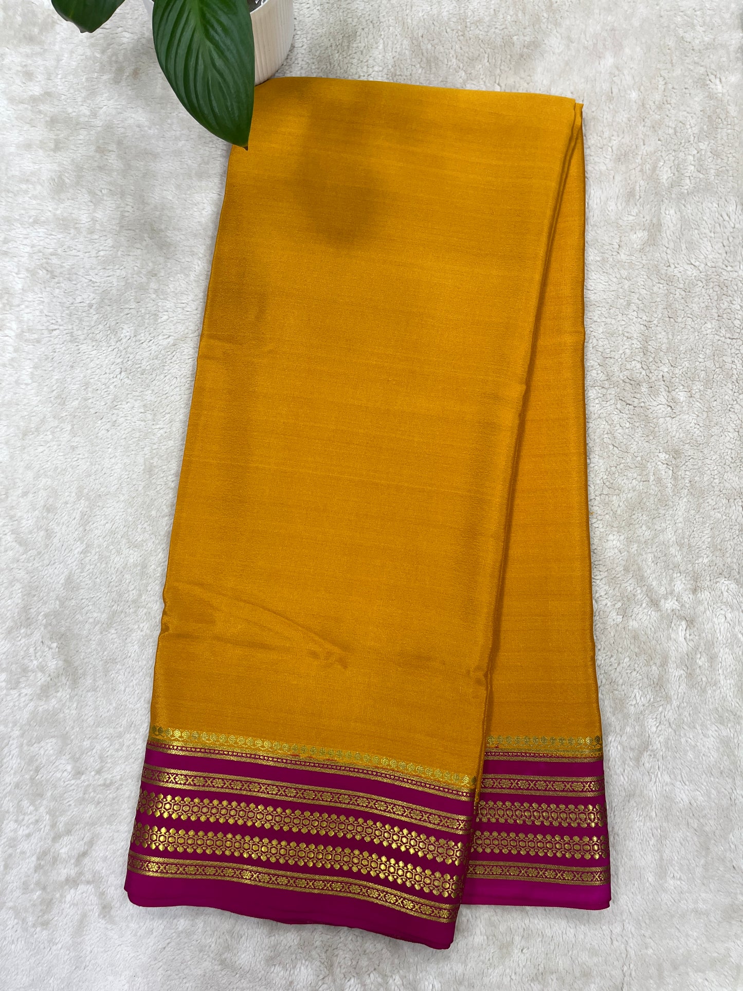Pure Crepe Mysore Silk pallavi 1146005