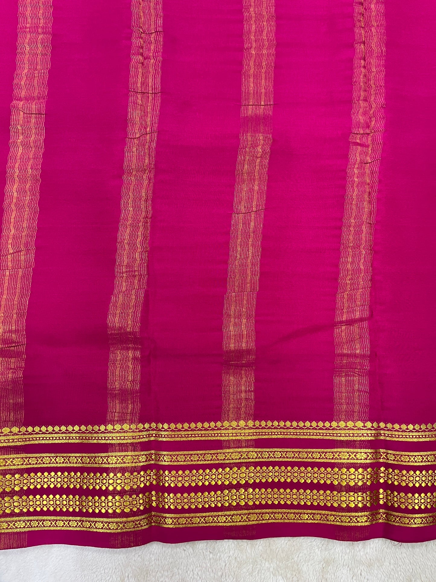 Pure Crepe Mysore Silk pallavi 1146005