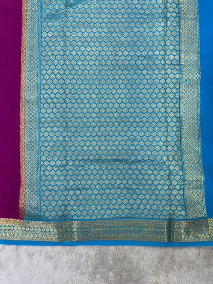 Gatti border butta & Brocade blouse 1145312