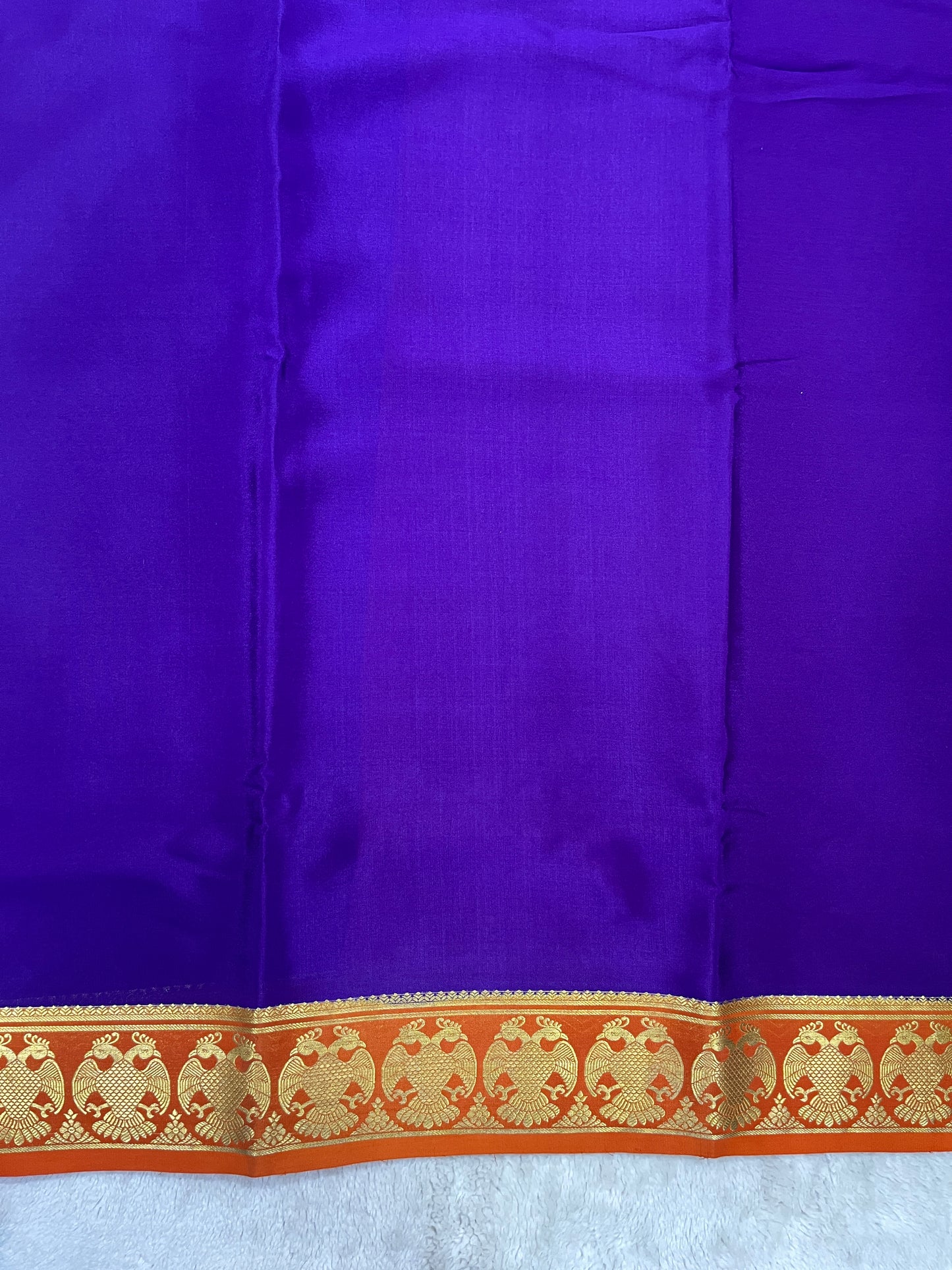 pure crepe mysore silk - gandaberunda - 1146004