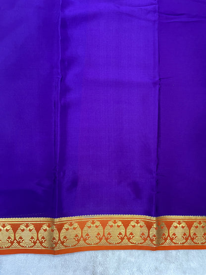 pure crepe mysore silk - gandaberunda - 1146004