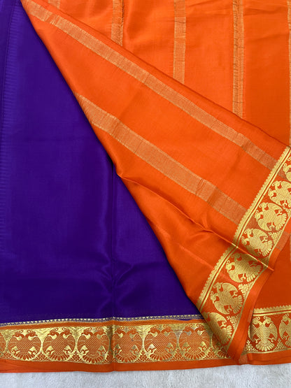 pure crepe mysore silk - gandaberunda - 1146004