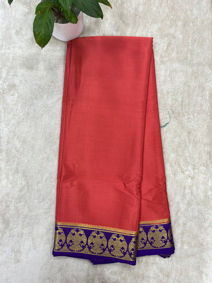 Pure Crepe Mysore Silk Gandaberunda 1146004