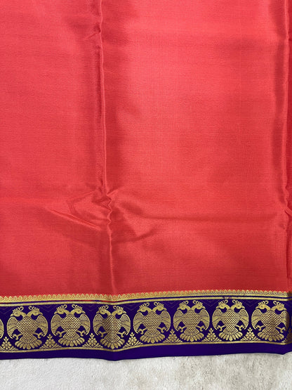 Pure Crepe Mysore Silk Gandaberunda 1146004