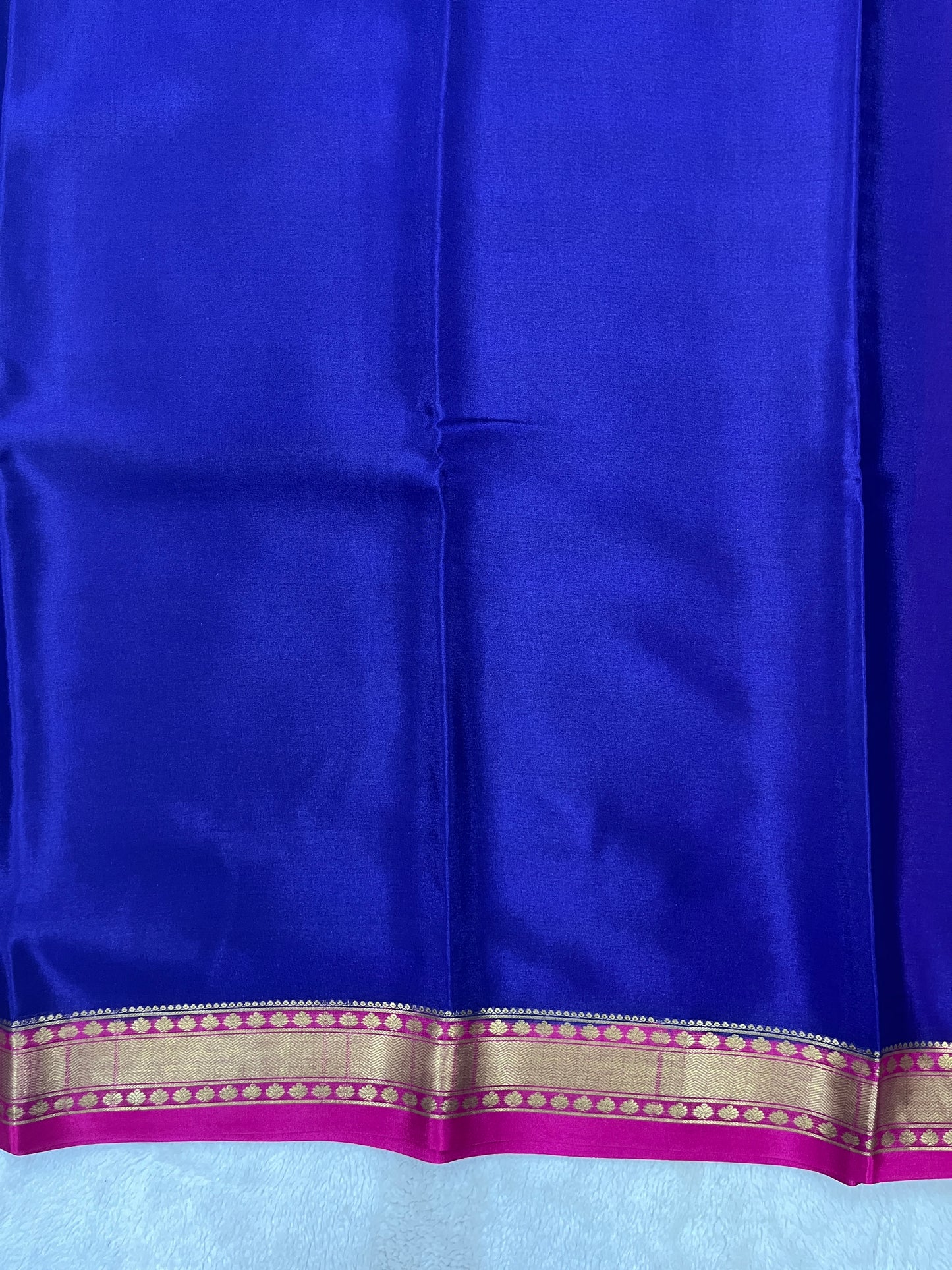 pure crepe mysore silk saree- piping - 1146006