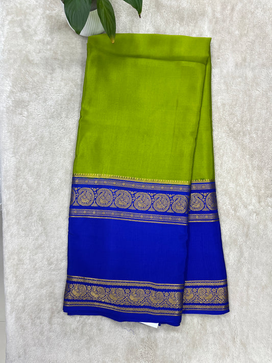 Pure Crepe Mysore Silk Saree in 2D pattern - 1146002