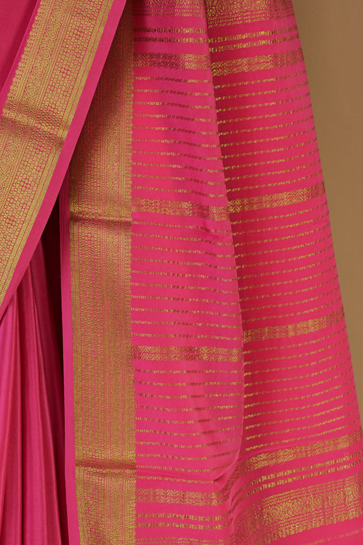 PURE MYSORE SILK SAREE | SILK MARK CERTIFIED - ATHARVA