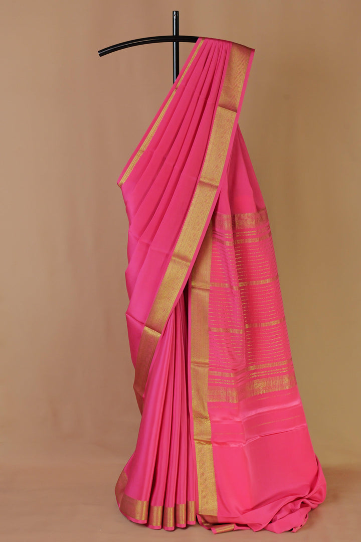 PURE MYSORE SILK SAREE | SILK MARK CERTIFIED - ATHARVA