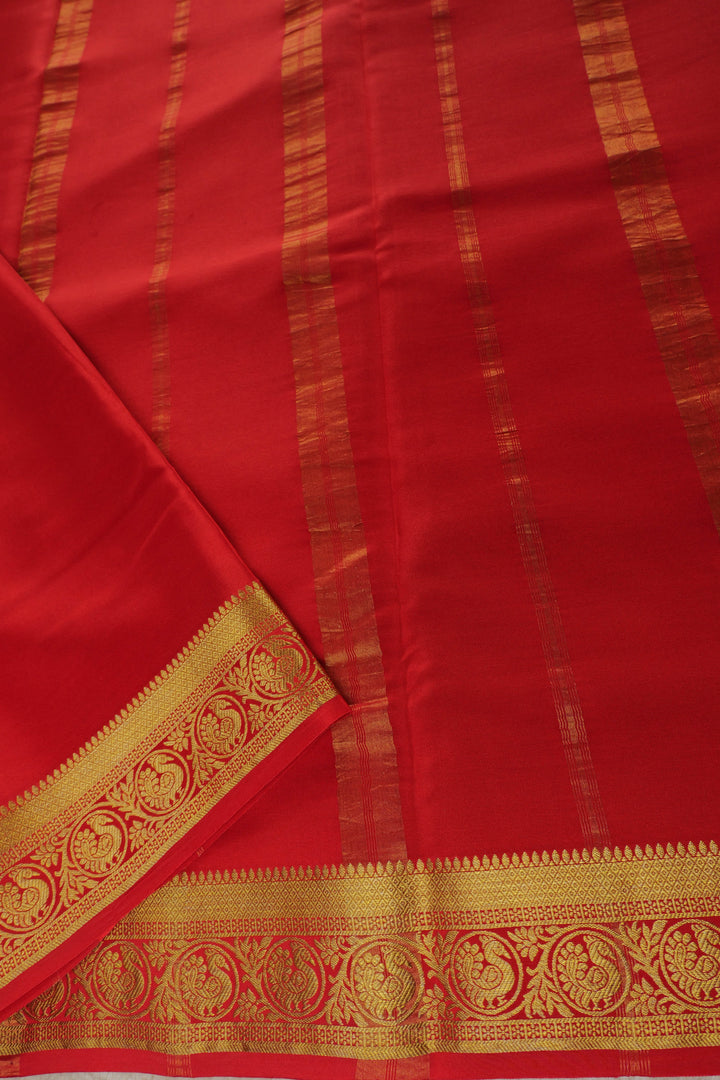  MYSORE CREPE SILK SAREES IN RED PALLU