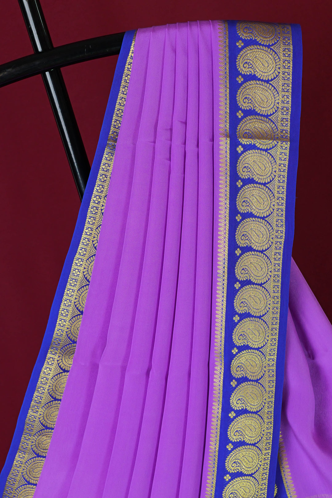 MYSORE SILK SAREE LAVENDER BLUE