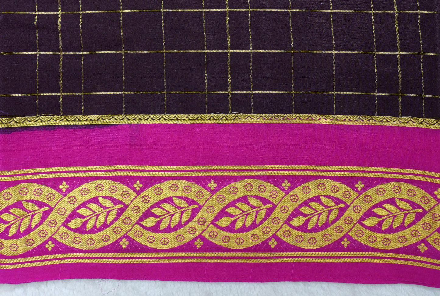 pure mysore silk saree- KSIC Checks(1453885)