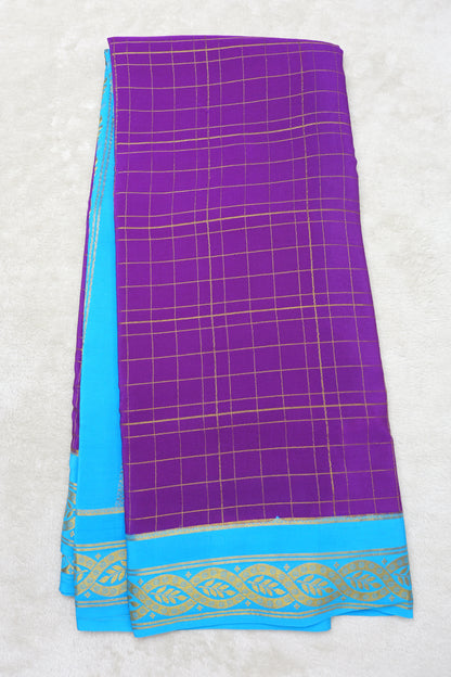 pure mysore silk sarees- KSIC Checks(1453885)