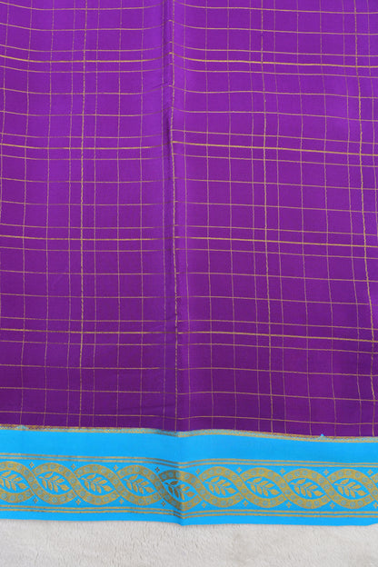 pure mysore silk sarees- KSIC Checks(1453885)