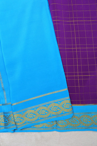 pure mysore silk sarees- KSIC Checks(1453885)