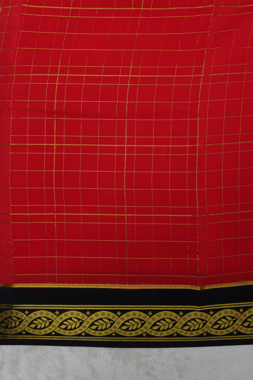pure mysore silk sarees-KSIC Checks(1453805)