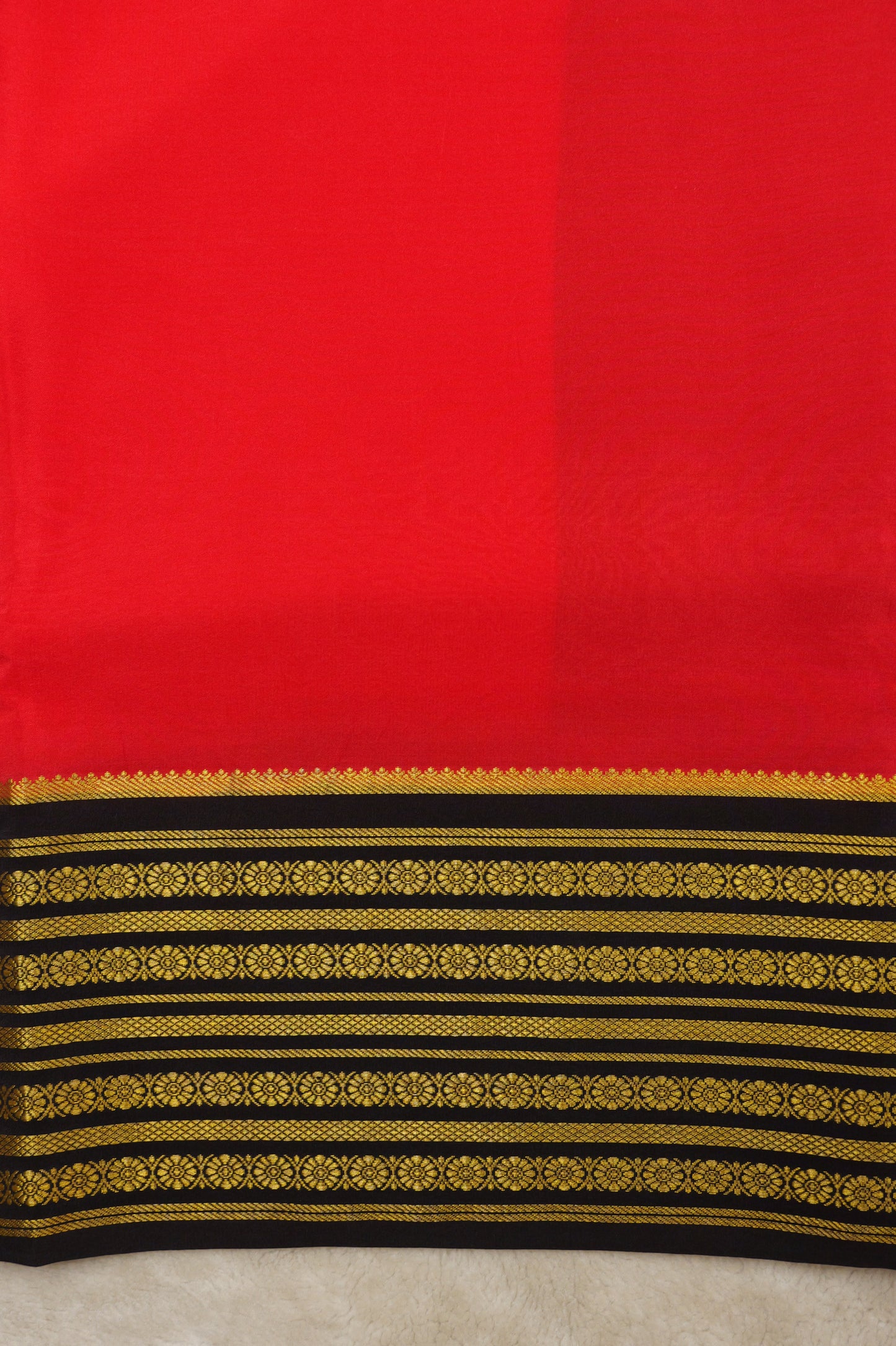 Pure mysore silk sarees-Rudraksh Big Border(1436885)