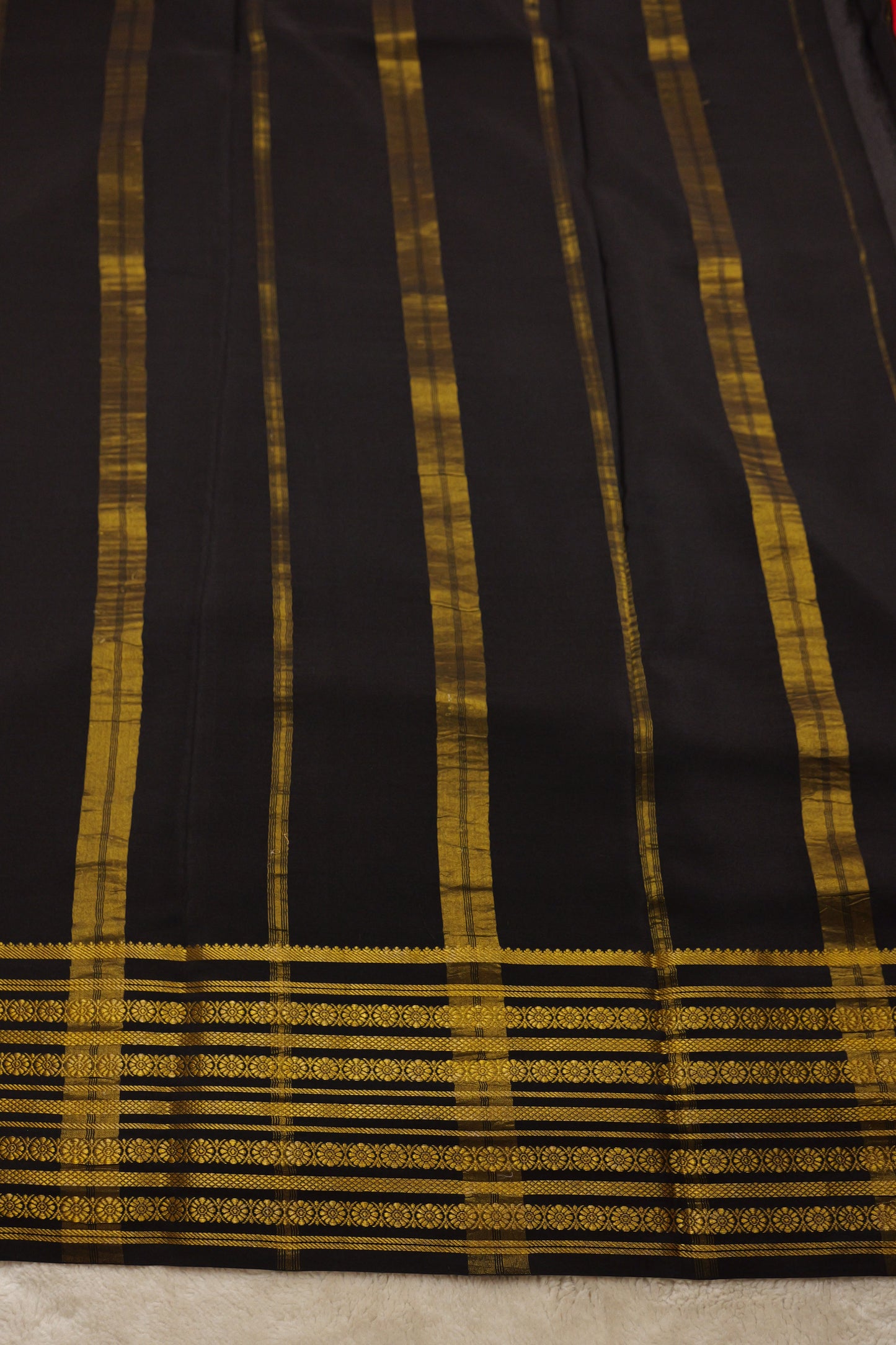 Pure mysore silk sarees-Rudraksh Big Border(1436885)