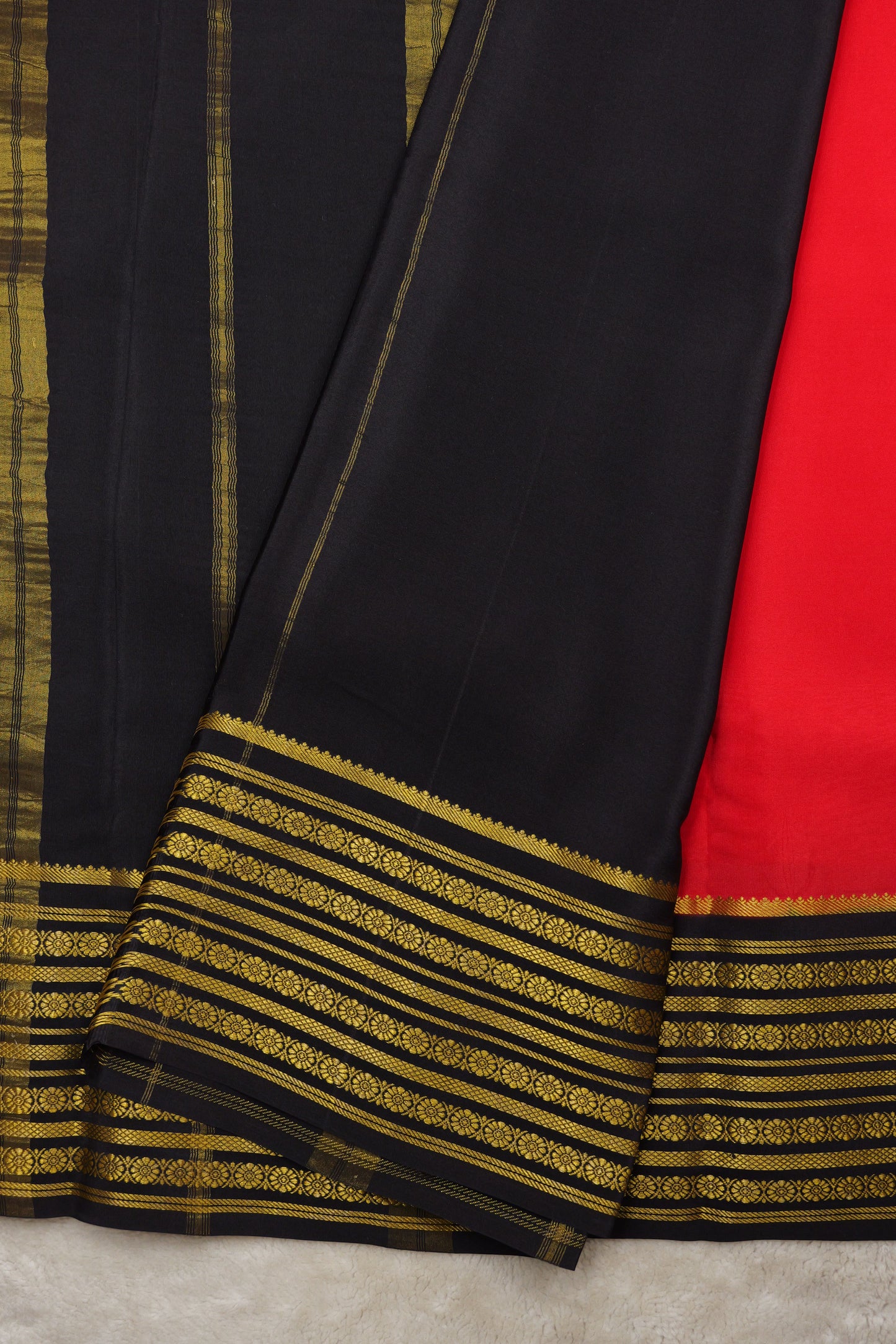 Pure mysore silk sarees-Rudraksh Big Border(1436885)