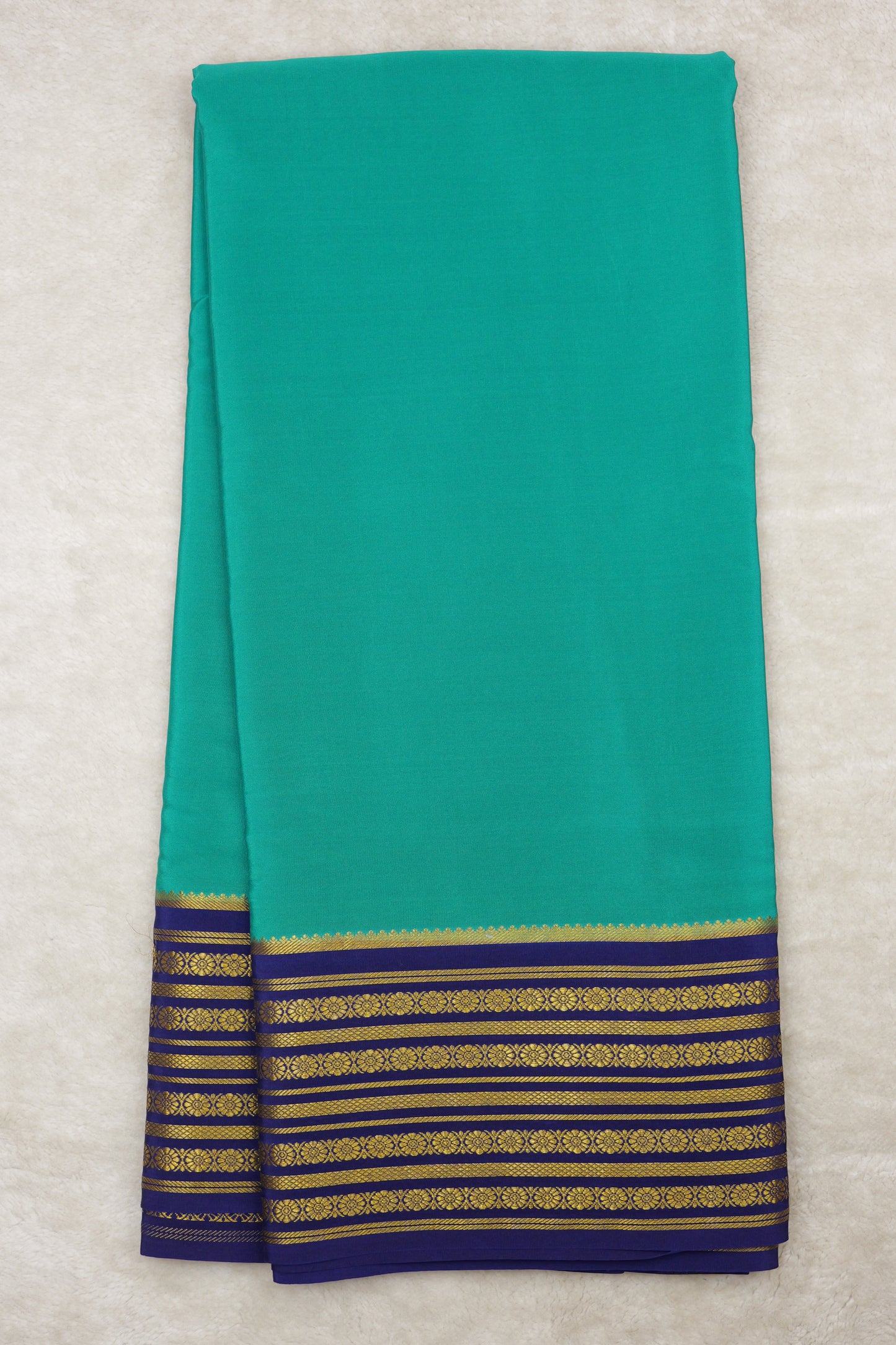 Pure mysore silk sarees Rudraksh Big Border(1436885)