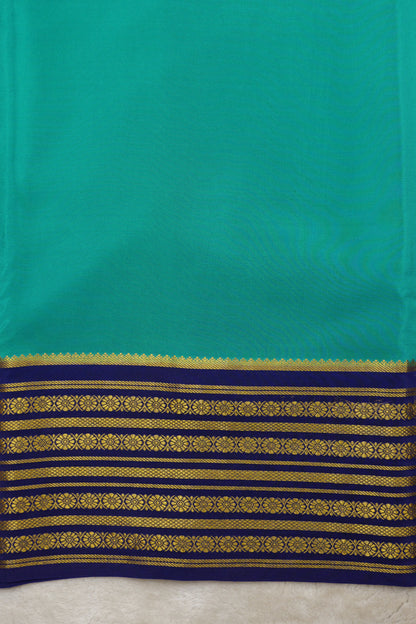Pure mysore silk sarees Rudraksh Big Border(1436885)