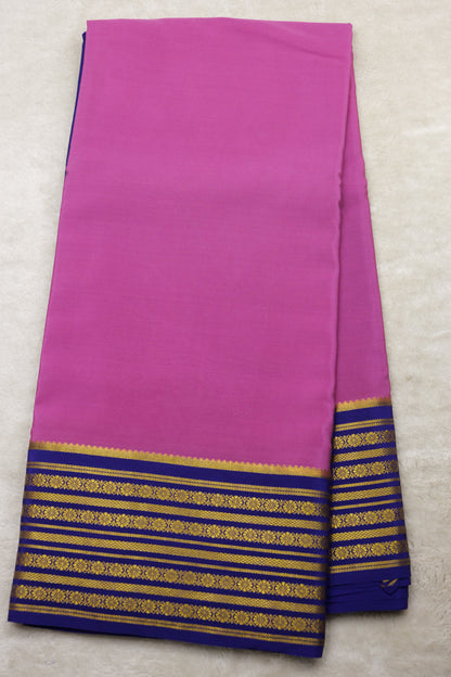 Pure mysore silk sarees Rudraksh Big Border(1436885)