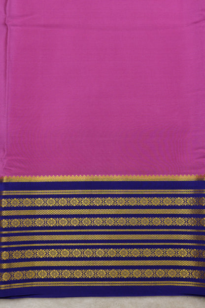 Pure mysore silk sarees Rudraksh Big Border(1436885)