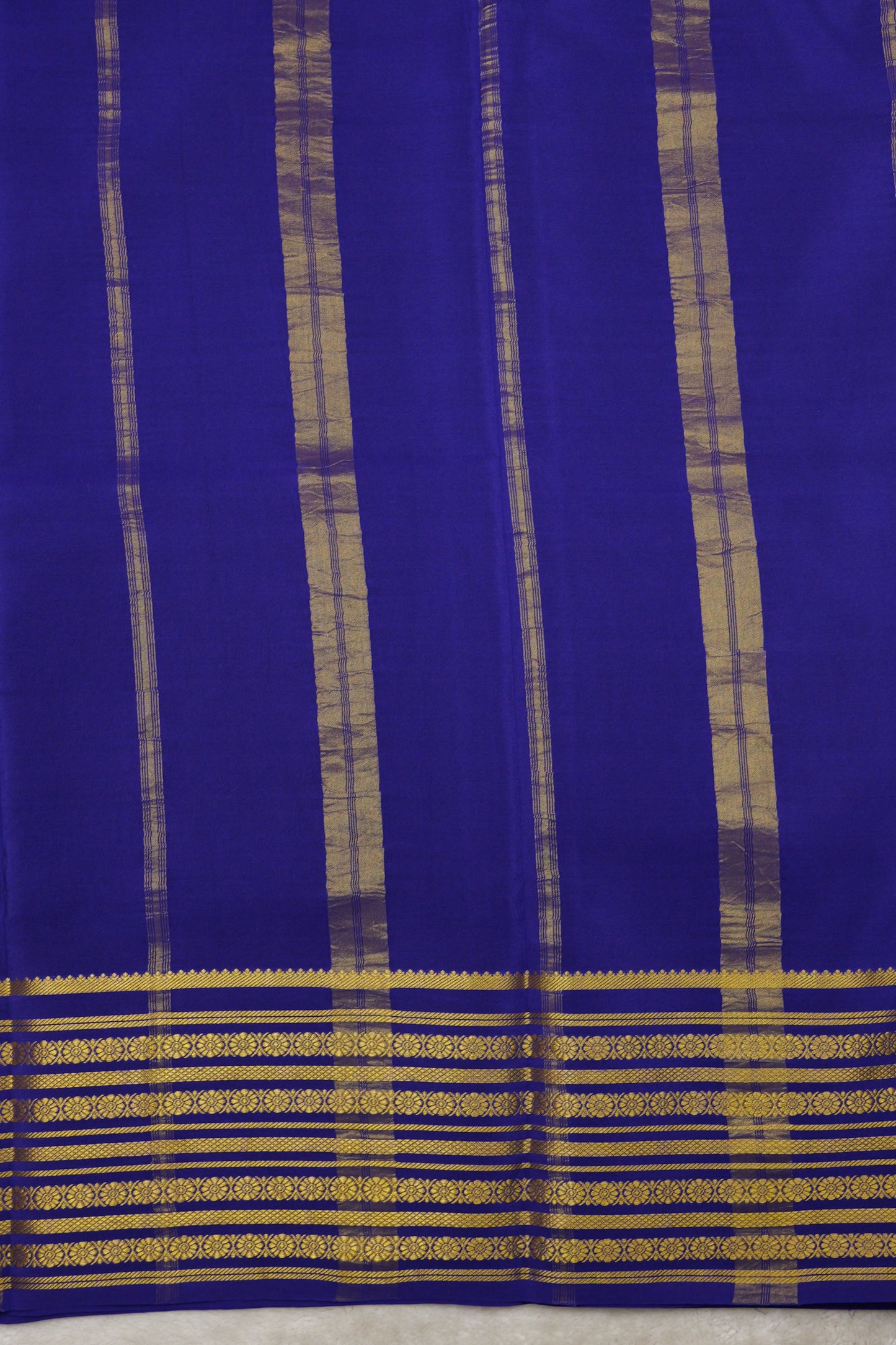 Pure mysore silk sarees Rudraksh Big Border(1436885)