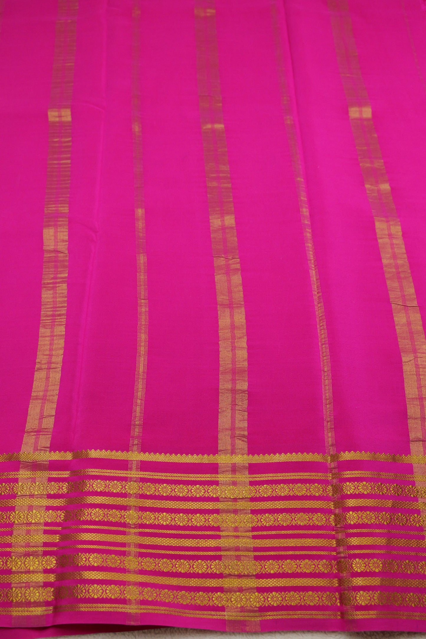 Pure mysore silk sarees Rudraksh Big Border(1436885)