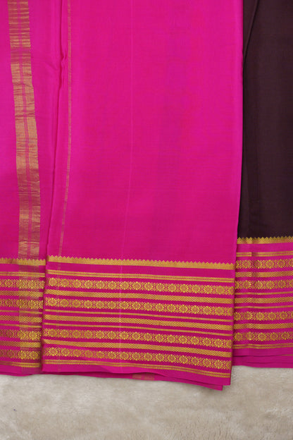 Pure mysore silk sarees Rudraksh Big Border(1436885)
