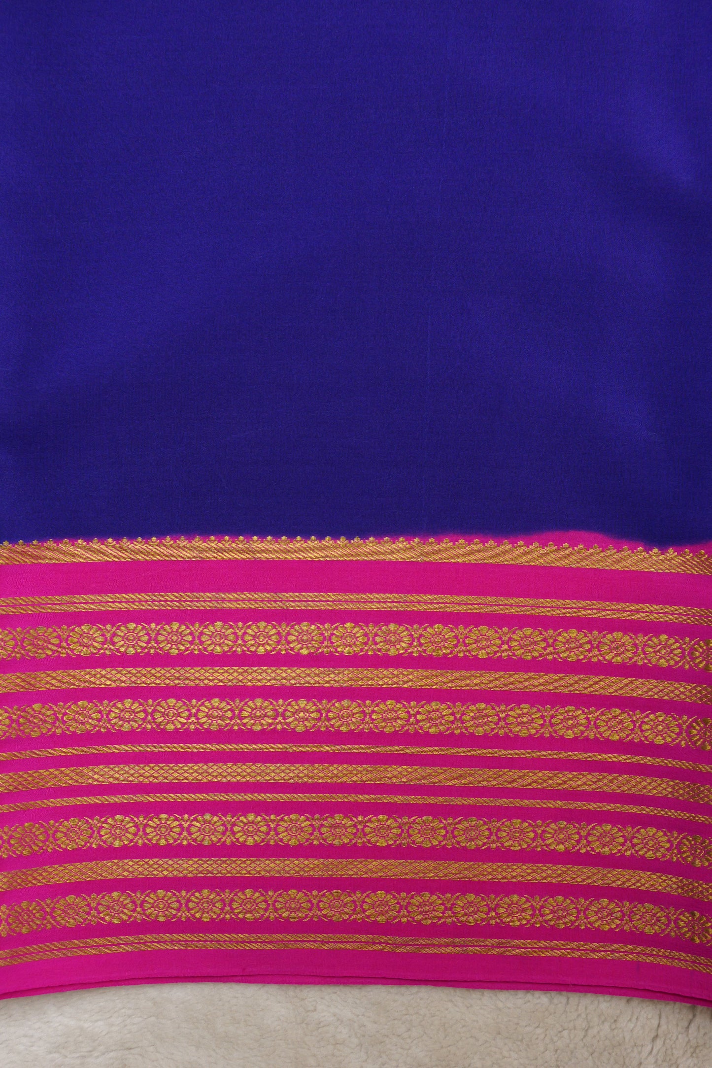 Pure mysore silk sarees Rudraksh Big Border(1436885)
