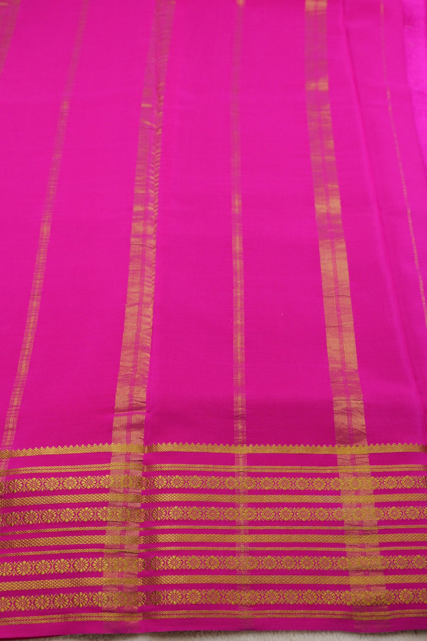 Pure mysore silk sarees Rudraksh Big Border(1436885)
