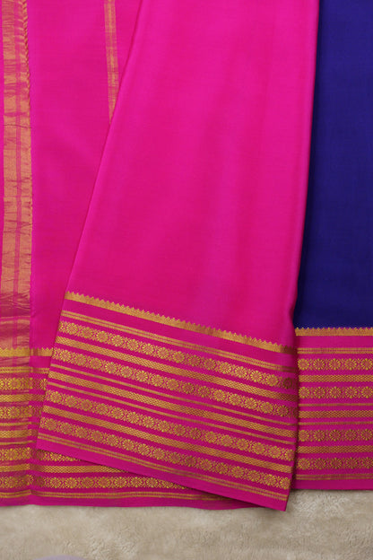 Pure mysore silk sarees Rudraksh Big Border(1436885)