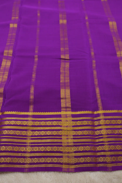 Pure mysore silk sarees Rudraksh Big Border(1436885)
