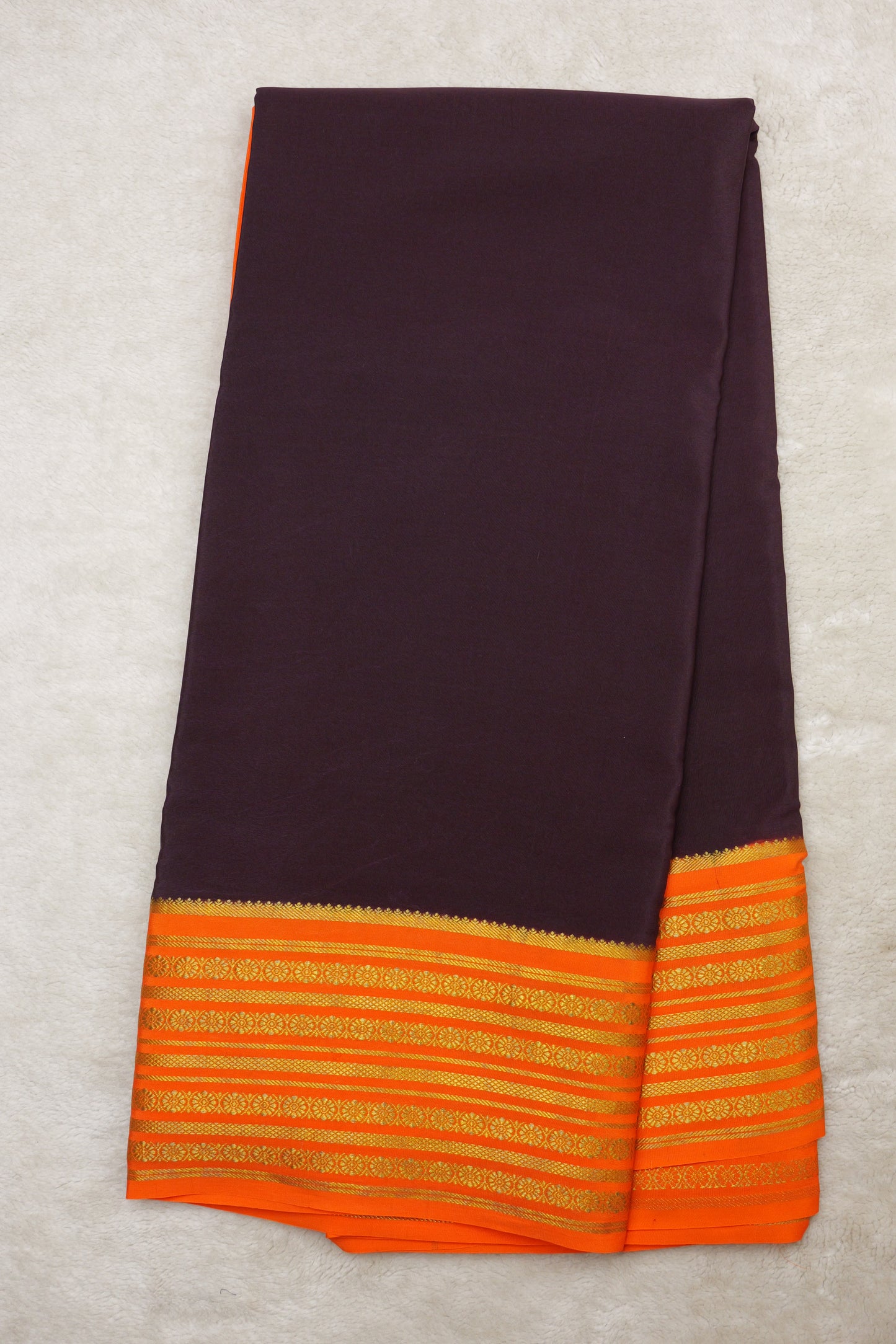 Pure mysore silk sarees Rudraksh Big Border(1436885)